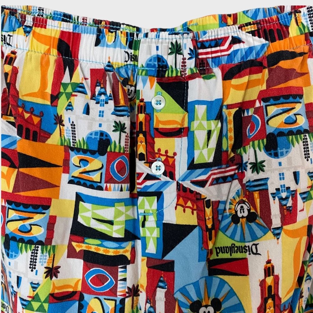 Disney World Mickey Mouse Allover Print Pajama Pants Mens XL Relaxed Comfort Fit - Picture 9 of 10